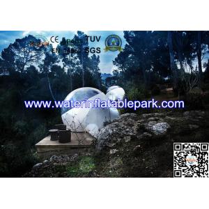 Single Layer PVC Inflatable Bubble Tent , Inflatable Igloo Tent