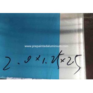 China 2mm 6060 - T6 Aluminum Flat Sheet With Protective Film on sale