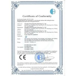 Shanghai FJade Detection Technology Co.,Ltd Certifications