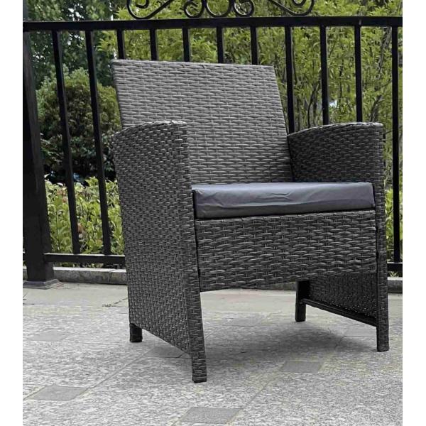 Weather-Resistance 4pcs Outdoor Rattan Sofa Set/ Wicker Garden Furniture Coffee Table and Rattan Chairs for Pool