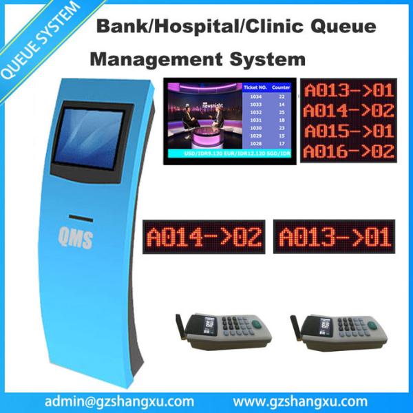 Wireless Complete Bank Counter Network Token Queue Management System With