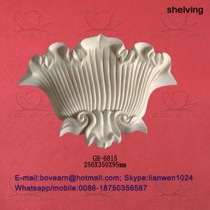 Quality Surface crack lacquer sea shell type pu wall lamp box / pu decorations for sale