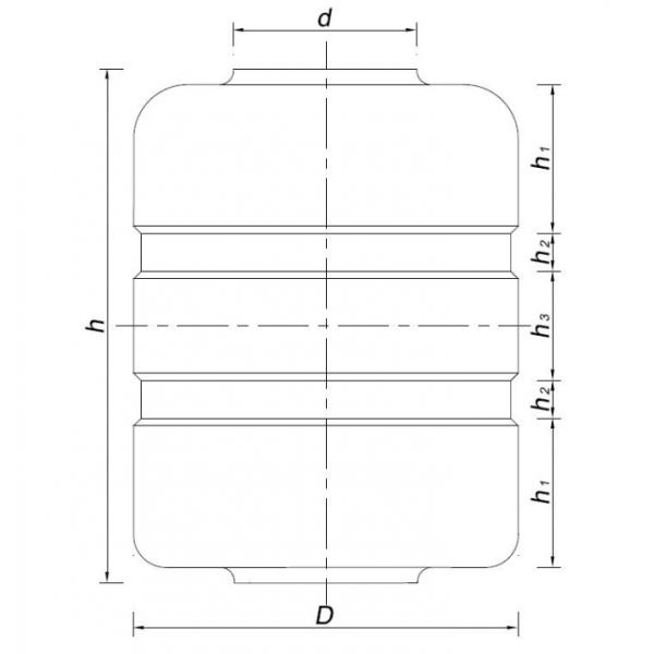 Anti Shock Diameter 370mm Spacing 0.5m Safety Roller Barrier 2