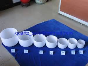 Quality Frosted Quartz Singing Bowl for sale