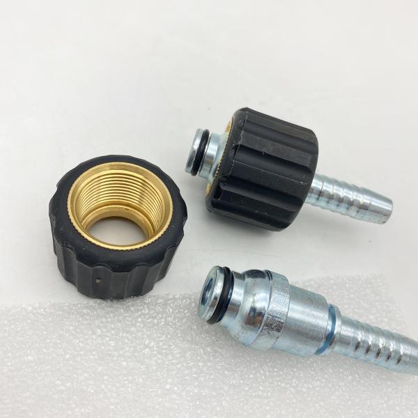 Buy Metric Washing Machine Banjo Nipple Female Hydraulic Crimp Fittings at wholesale prices