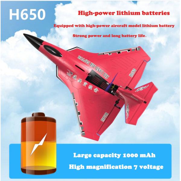 Brushless Motor H650 Aerobatics Stunt Led Light Epp Foam Sea Land Air 2.4g Proportional Radio Control Rc Jet Plane For Boys