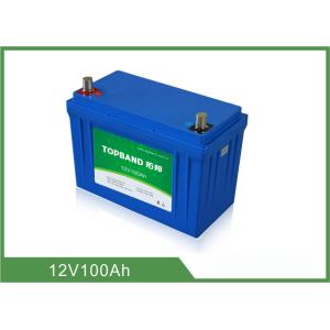 12V 100Ah Various Color RV Camper Battery Prismatic For Solar Storage / Forklift