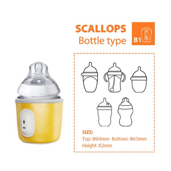 PU leather 5V 2A Baby Formula Bottle Warmer For Breast milk