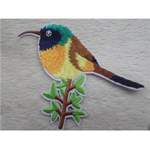 Cute Animal Figure Colorful Silk Embroidered Patches Melt - Adhesive On Backing