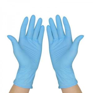 Quality 3.5Mil Powder Free Protective Nitrile Examination Gloves Non Allergenic for sale