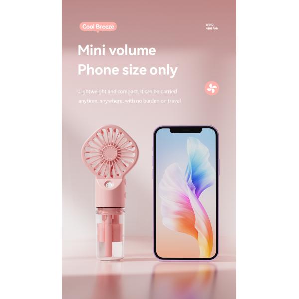 Hand Held Spray Fan Portable Mini Charging Spray Humidification Gift Handheld Small Fan