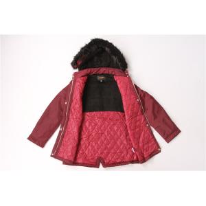 Stockpapa 99% Polyester Ladies Warm Parka Coat
