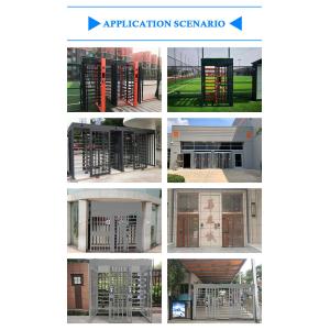 304 Stainless Steel Biometric Automatic Security Gates Full Body Turnstile