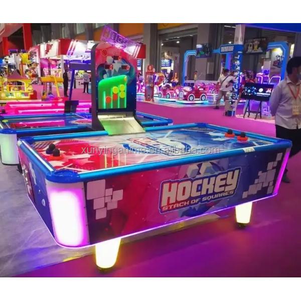 Two Players Indoor Air Hockey Arcade Machine Pucks With Multi Balls 250w