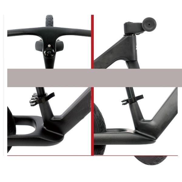 Carbon Fiber T800 12 Inch Childrens Bike No Pedal 2 Alloy wheels