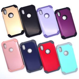 2018 New Air Cushion deisgn PC TPU Hybrid 3 in 1 Shockproof Armor phone case for