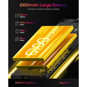 Shockproof 166.9*81*13.9mm Rugged Mobile Phones