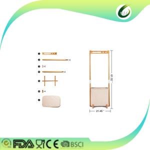 Bathroom folding clothes drying rack