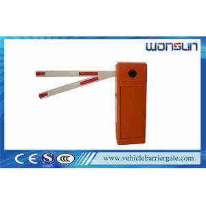 Red Automatic Intelligent Car Park Barriers With Wind Cooling System