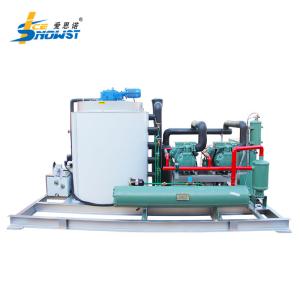 Fully Automatic 10 Ton Flake Ice Machine Maker Refrigeration Systems With Water