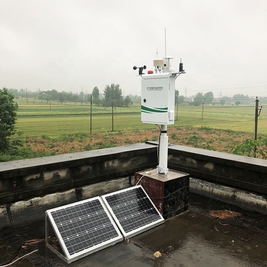 4G WIFI GPRS Outdoor Air Pollution Monitor CO NO2 O3 PM2.5 TSP