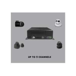 HDD H.264 Live Video 9CH Car Mobile DVR