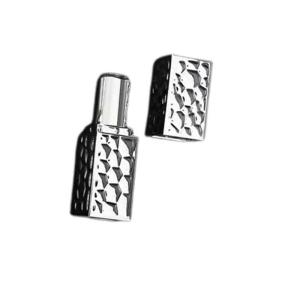 China Silver Electroplating 5g Fashionable Lipstick Tube For Cosmetic Package on sale