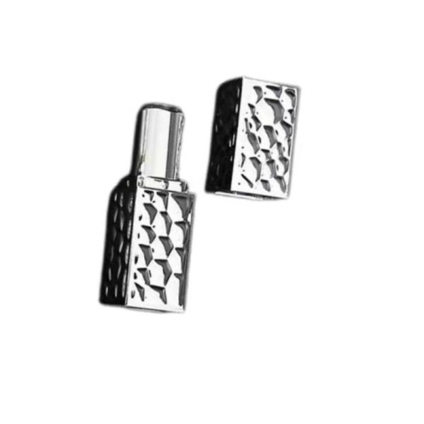 Buy Silver Electroplating 5g Fashionable Lipstick Tube For Cosmetic Package at wholesale prices