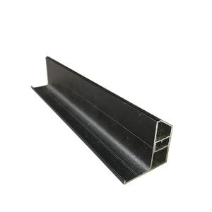 White / Black / Transparent Wire Colour Aluminium Rail Track With Customizable