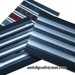 Slip Resistant Aluminum Roll Up Emtrance Matting High Traffic 18MM