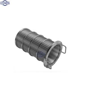 Slotted Stainless Steel Johnson Wedge Wire Filter Water Well Screen