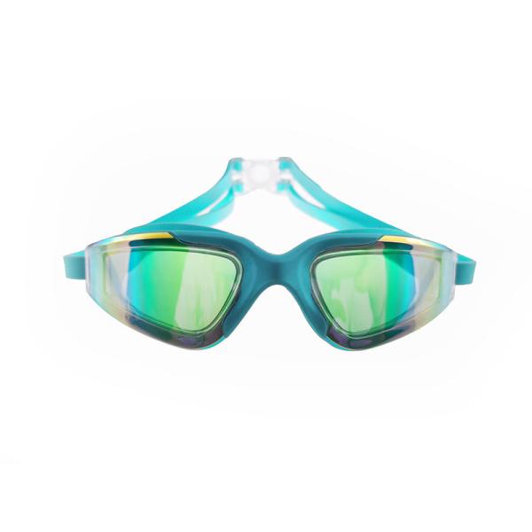 Buy Mirrored Coating Racing Anti Fog Swimming Goggles at wholesale prices