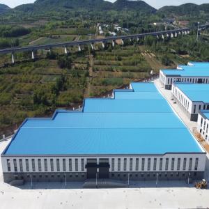 Prefab Steel Structure Warehouse with Glass Wool Sandwich Panels