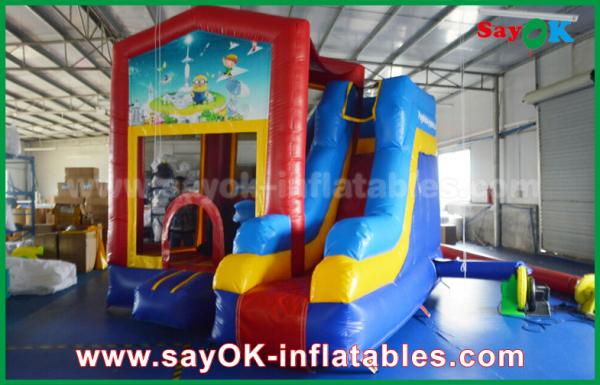 Inflatable Castle Slide PVC Outdoor Inflatable Bouncer Slide / Kids Bounce Jumping House