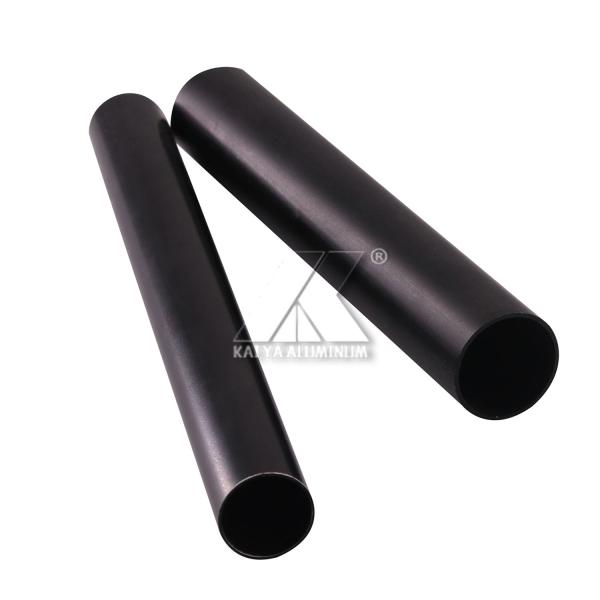 Black Anodised Aluminium Tube Profiles 7005 T8 For Aviation Ships