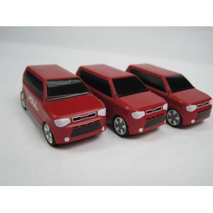 Red Color Car PVC USB Flash Drive Long Data Retention USB2.0 Interface