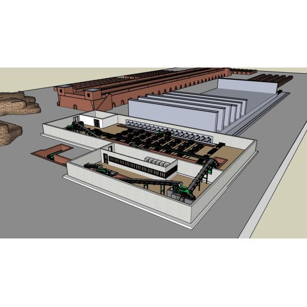 42 Gate Hoffman Kiln ISO9001 Certified Hoffman'S Kiln Burning Of Bricks