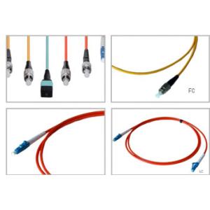 SC APC Optical Fiber Patch Cord Single Mode 1m 2m 3m For Telecommunication