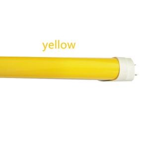 G13 LED Yellow Cover Tube 4FT 580nm No Flicker No wavelength below 500nm