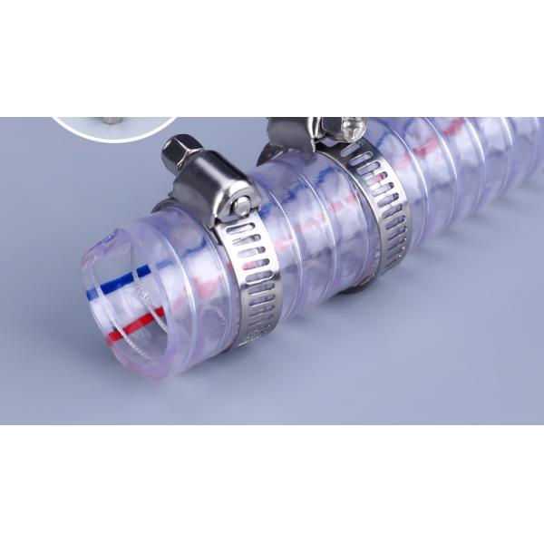 UMETASS PVC 1/2" Flexible Transparent Spring Hose For Garden Flexible and Transparent