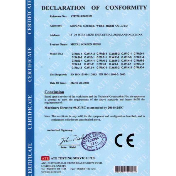 Stainless Steel 304 Johnson Wedge Wire Screen 200 Micron Filter Mesh