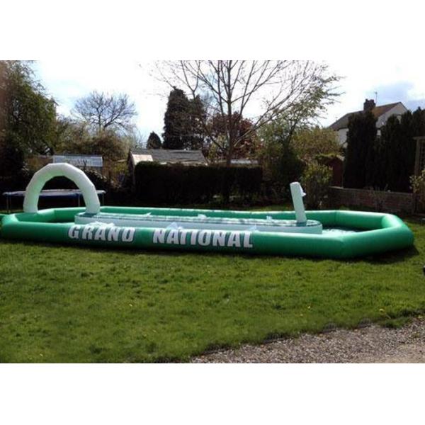 Grand National Children / Adult Inflatable Interactive Games With Enclosed Race