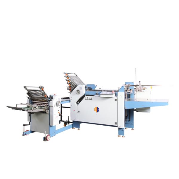 360mm Commercial Paper Folding Machine With Double Sheet Detection OEM