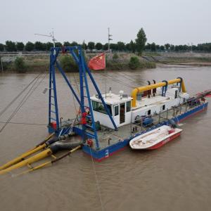 Quality 900m3/h Flow Rate Jet Suction Dredger For Small Rivers And Lakes for sale
