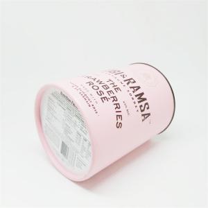 Custom Logo Food Grade Laundry Beads Cylinder Coffee Tea Kraft Paper Tube With