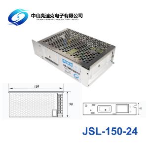 Indoor Waterproof AC 277V PFC Switching Power Supply 24V 150W