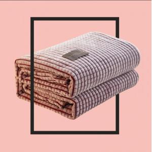 Nondisposable 2024 Magic Fleece Blanket Soft Thickened Skin Friendly Machine
