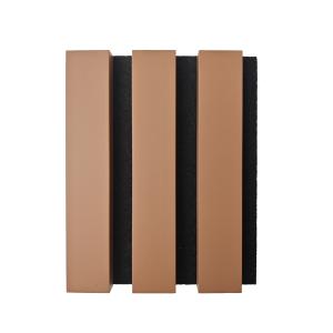 Artistic Wood Slat Acoustic Panels Three-Sided Wrapping For Modern Homes