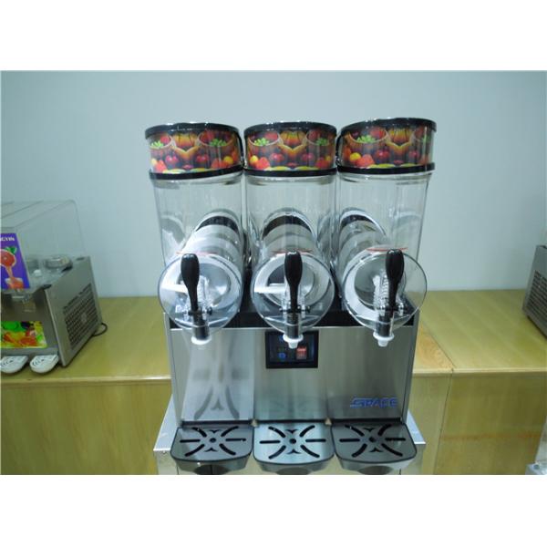 Tabletop 3 Bowl Frozen Granita Machine Commercial Slush Maker 900W Power