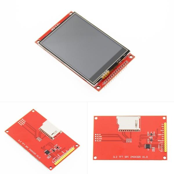 Buy 3.2 Inch Tft  color display ,  240x320 Resolution , 14 Pins 4 Wire SPI Interface at wholesale prices